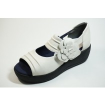 Ribbon undressing shoes-magic belt and shoes, leather heel pain shoes do not get tired